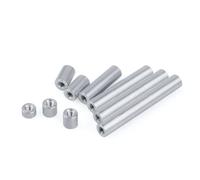 Écrou d'accouplement rond long, Lot de 10 entretoises rondes filetées M5, plusieurs tailles, for imprimante 3D(M5*40mm)