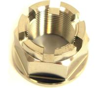 Ecrou d'axe JMP M24x1,50mm acier inoxydable V4A pour Kawasaki ZX-6R Z 600 / 636 / 900 / 1000 / 1200 / 1400 ccm année 2000 - 2019