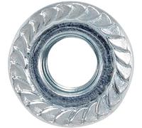 ecrou de 6 mm - avec rondelle crantée - boite de 100