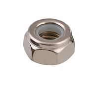 Écrou de blocage anti-desserrage - Verrouillage antidérapant - Capuchon de vis hexagonal - Contre-écrou - Noir galvanisé - Nickelé - M2 ~ M24 - Acier inoxydable 304 (nickel plaqué, M8 (20 pièces)