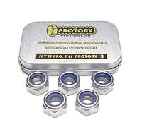 Ecrou de Blocage Autofreiné M10 : Boite 5 Pcs Indesserable Nylstop Autobloquant Frein Inox Bague Nylon | Acier Inoxydable | Usage Interieur et Exterieur | Hexagonal (Diam. 10mm x 17mm) HI - Din985