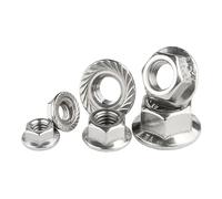 Écrou de blocage automatique cranté en acier inoxydable 304 M3 M4 M5 M6 M8 M10 M12 M16 M20(M10 X 10pcs)