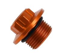 Écrou de blocage de roue avant de moto, boulon de réglage de chaîne arrière, bloc d'essieu, axe de roue for EXC EXCF SX SXF XC XCF XCFW TPI Six Days(Front Orange)