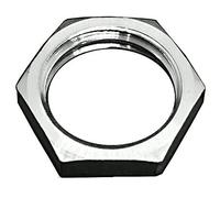 Écrou de blocage hexagonal en laiton, 1 pièce, raccord de tuyau, écrou à bride - Mamelon fileté femelle for connexions BSP de 1/8" à 1"(1/2" Nut-01)