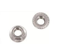 Ecrou de bride DIN 6923 M12 acier inoxydable A2 - avec dents - paquet de 200 pièces