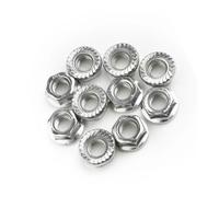 Écrou de bride M8 for guide-chaîne de tronçonneuse, compatible avec les modèles suivants : 51, 55, 61, 66, 268, 272, 345, 350, 351, 353, 357, 359, 362, 365, 372, 394, 395, 450, 455, 460 et 480.