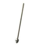 Écrou de bride tige d'agitation for turbine mélangeur, agitateur en acier inoxydable, palette d'agitateur laboratoire, diamètre la lame 4-16 Mm longueur 100-600 1 pièces(Dia 12mm Length 16cm)