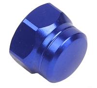 Écrou de broche M8 de rechange 8 x 5 mm pour moulinets de pêche à la moulinette, y compris pour DAIWA, ABU, pour HISTAR DMK modèles fabriqués en alliage d'aluminium (bleu gauche)