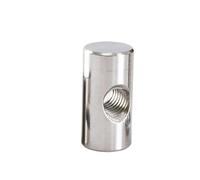 Écrou de canon, Écrou cylindrique M4 M5 M6, boulons, goupille cylindrique, cheville, meubles en bois, écrou de blocage encastré, écrou long(M4x16 (10Pcs))