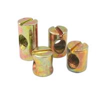 Écrou de canon, Écrous à trou horizontal M4, M5, M6 et M8 for meubles, 5 à 20 pièces, à enfoncer au marteau, for lit, berceau ou chaise.(M8x19Lx11.5D 5pc)