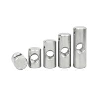 Écrou de canon, Goupille cylindrique M4 M5 M6 en acier inoxydable 304, trou cruciforme, écrou encastré for accessoires de meubles bois(OD10 M6x18(5PCS))
