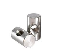 Écrou de canon, Goupille cylindrique M4 M5 M6 en acier inoxydable 304, trou transversal, écrou encastré for accessoires de meubles bois(M6x20 (5Pcs))