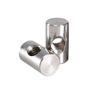 Écrou de canon, Goupille cylindrique M4 M5 M6, trou cruciforme, écrou encastré for accessoires de meubles en bois, acier inoxydable 304(M4x30 (5Pcs))