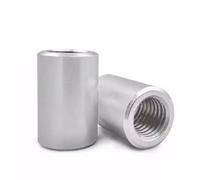 Écrou de couplage rond long et extensible en acier inoxydable 304 M3 M4 M5 M6 M8 M10(M6X30 2PCS)