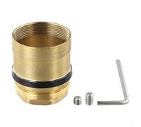 Écrou de couvercle de valve en laiton RP51503 compatible avec élément filtrant de robinet domestique, y compris rondelle pour une réparation sûre et efficace du robinet