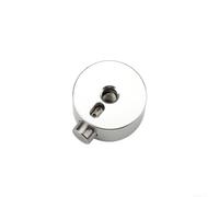 Écrou de cymbale en alliage d'aluminium doré 40 x 22 mm | Construction en alliage d'aluminium, résistant à l'usure, trou de 8 mm, finition noire, maintien sécurisé de la cymbale