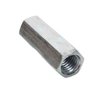 Écrou de fixation, 1/2/3 pièces M6 M8 M10 M12 M14 M16 M18 M20, écrous de couplage à tige hexagonale galvanisée, écrou fileté de connexion, écrou hexagonal long galvanisé(M16x22x50 1pcs)