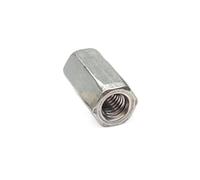Écrou de fixation, 1 pièce, écrou hexagonal long M5 M6 M8 M10 M12, connecteur de tige allongé en acier inoxydable 304, manchon de joint, écrou de couplage tubulaire(M8 x 13 x 24mm)
