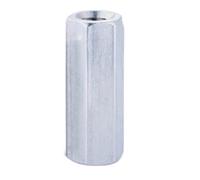 Écrou de fixation, 1 pièce M10 M12 M14 M16 M20 L 15-60 mm, écrou hexagonal de raccordement de tige en acier galvanisé, écrou hexagonal long, écrou fileté(M20 1PC,L 25mm)