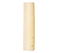 Écrou de Guitare Acoustique Non Blanchi, 6 Cordes, Os Complet Pur pour Fente de Guitare de 43mm, Couleur Originale