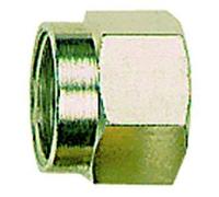 Écrou de jonction M12 x 1,0 - Diamètre extérieur : 8 mm - Pression de fonctionnement max. : 60 bar - Température maximale : 150 °C - Laiton nickelé