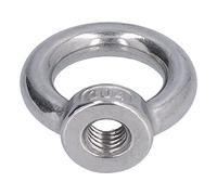 Écrou de Levage fileté, 10pcs écrou à Oeil de Levage en Forme D'anneau en Acier Inoxydable écrou fileté pour Machines Forestières (M10)