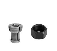 Écrou de mandrin for machine à graver M17 6 mm 1/4 8 mm 9,5 mm 10 mm, accessoires for fraiseuse électrique, poignée de conversion(Nut 6mm Collet)