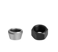 Écrou de mandrin for machine à graver M17 6 mm 1/4 8 mm 9,5 mm 10 mm, accessoires for fraiseuse électrique, poignée de conversion(Nut 9.5mm Collet)