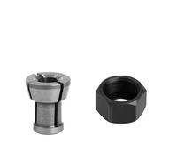 Écrou de mandrin for machine à graver M17 6 mm 1/4 8 mm 9,5 mm 10 mm, accessoires for fraiseuse électrique, poignée de conversion(Nut 6.35mm Collet)
