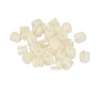 Écrou de meuble SOURCING MAP Plastique Insert 11mmx10.5mm 80Pcs Nylon Expansion Écrou pour Charnière Autotaraudant Vis