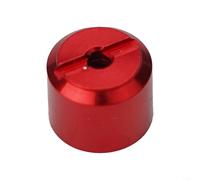 Écrou de moulinet de pêche en métal demi-lune pour moulinet Abu et DAIWA, taille 0, 9 x 0, 7 cm, diamètre intérieur de 8 mm, 1 pièce (rouge)