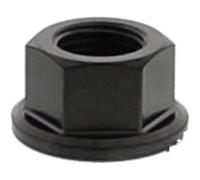 Écrou de pignon JMP Bolt M10x1,00mm inox V4A noir pour Ducati Monster Dark Panigale / S Hypermotard SP Multistrada Enduro ABS R Streetfighter