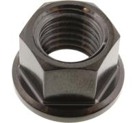 Ecrou de pignon JMP Bolt M12x1,50mm inox V4A noir pour BMW S R / RR XR HP 4 1000 ccm année 2009 - 2020