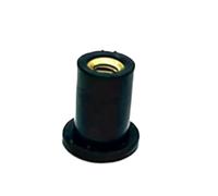 Écrou de puits en caoutchouc M4 M5 M6 for moto scooter ATV Dirt Bike (M4 5Pcs)