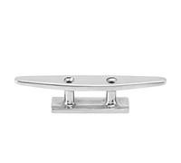 Écrou de quai pour bateau à surface plane basse en acier inoxydable, écrou d’amarrage de qualité marine pour le pont du bateau, pièce de rechange pour l’attache de corde avec finit (150mm / 6 pouces)