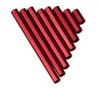 écrou de raccordement en acier inoxydable, Lot de 10 écrous couplage polissage en aluminium M3, à tige longue AL 60, 90, 100 mm(Red,100mm)