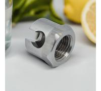 Écrou de rechange en aluminium compatible avec le tuyau Sodastream Crystal 3.0 et le côté arrière