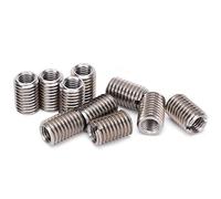 Écrou de Réparation Fendu 10 Pièces écrou Réducteur Manchon de Réparation en Acier Inoxydable M8 Femelle et M12 Filetage Mâle Conversion Raccord Réducteur M12 à M8 Adaptateur de