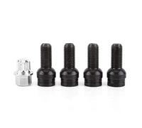 Ecrou de roue m14, Boulon de roue M14 x 1,5 mm et écrou de verrouillage, 4 pièces en acier noir Spécifications de l'usine d'origine Boulons de roue