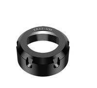 Écrou de serrage en métal Écrou de serrage métallique anti-desserrage type A/M/UM, 1 pièce ER11-ER32, for machine gravure CNC(50mm*23.5mm)