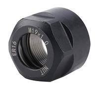 Écrou de Serrage ER16 CNC en Acier 42CrMo, Support de Mandrin avec Collet, Équilibrage Dynamique, M22x1,5 et M19x1,0, Noir et Argent, 21-37g