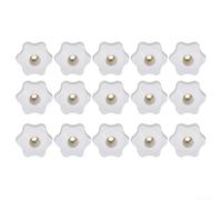 Écrou de Serrage pour m6 pour Réglage Machines Outils Écrou de(White（M6 32）)