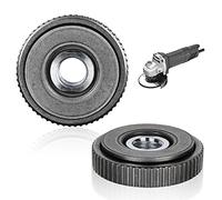 Écrou de Serrage Rapide M14, 2 PCS Écrou à Dégagement Rapide Compatible avec Meuleuses d'Angle AEG, Flex, Hitachi, Black & Decker, Dewalt, Metabo