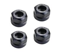Écrou de serrage trempé Lot de 4 écrous métalliques M14 x 0,75 mm, ER11 type A, for mandrin serrage pratique, for porte-embout toupie