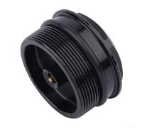 Écrou de valve de fourche de vélo en alliage d'aluminium avec noyau remplaçable et bague d'étanchéité pour suspension de chambre à air de 34 mm (A-31 mm x 1,0)