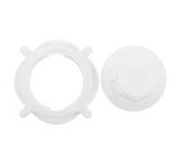 Écrou de Ventilateur Pied 37mm en Plastique, Fixation Sûre | Remplacement pour Grille de Ventilateur, Maintenance Maison, Installation Simple, Blanc, Lot Assorti