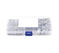 Écrou de verrouillage, 165pcs M3-M12 en acier inoxydable SS304 Kit d'assortiment en nylon pour les portes de porte de l'industrie des machines de réparation automobile