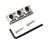 Écrou de verrouillage de corde de 43 mm pour guitare électrique compatible avec le pont de trémolo Floyd Rose, livré avec vis et clé (chromé)