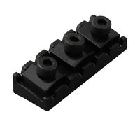 Écrou de verrouillage de corde de 43 mm pour guitare électrique compatible avec le pont de trémolo Floyd Rose, livré avec vis et clé (noir)
