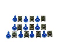 Écrou de vis de Moto Kit De 10 Boulons Et Écrous De Carénage pour Moto pour B&MW S1000RR, S1000R, HP4, R1200GS, F650GS, F800GS, F800R, F700GS, 6 Mm Vis de Boulon de Moto(Bleu)